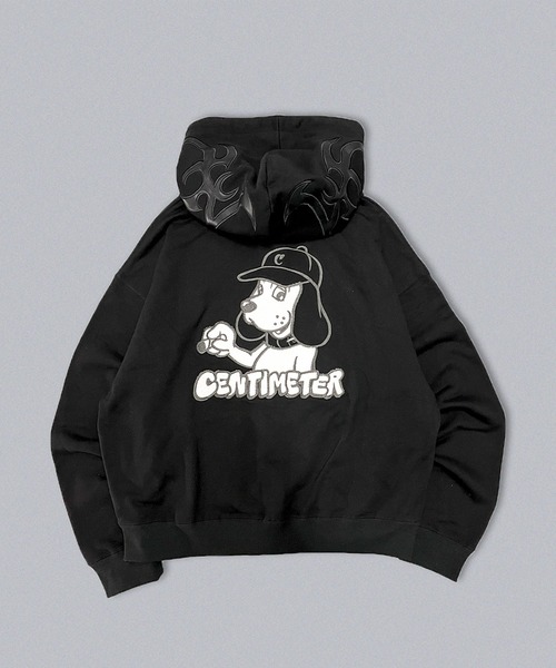 centimeter（センチメーター）の「galfy × centimeter zip hoodie
