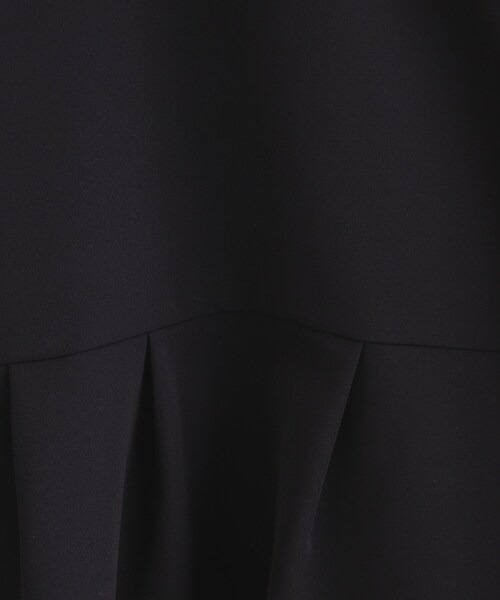 《通勤・セレモニー/セットアップ対応》ペプラムブラウス/ダブルクロス【洗濯機洗い可】（シャツ/ブラウス）｜OPAQUE.CLIP（オペークドットクリップ）