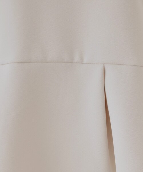 《通勤・セレモニー/セットアップ対応》ペプラムブラウス/ダブルクロス【洗濯機洗い可】（シャツ/ブラウス）｜OPAQUE.CLIP（オペークドットクリップ）