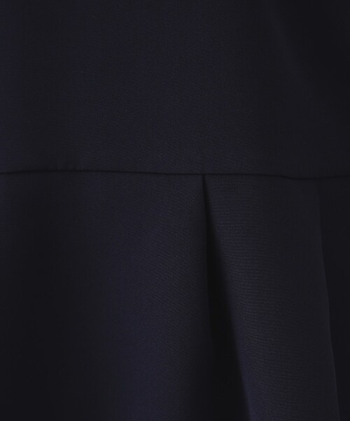 《通勤・セレモニー/セットアップ対応》ペプラムブラウス/ダブルクロス【洗濯機洗い可】（シャツ/ブラウス）｜OPAQUE.CLIP（オペークドットクリップ）