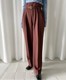 Ameri（アメリ）の「UND THIN BELT STRAIGHT PANTS（スラックス）」