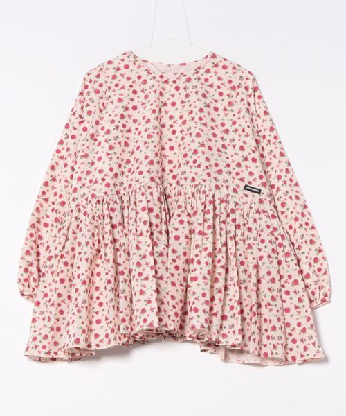 Little sunny bite(リトルサニーバイト)の「◆Little Sunny Bite◆rose nylon mini dress(ドレス・レディース・アイボリー/ブラック/ピンク・MEDIUM/SMALL)」の3枚目の写真