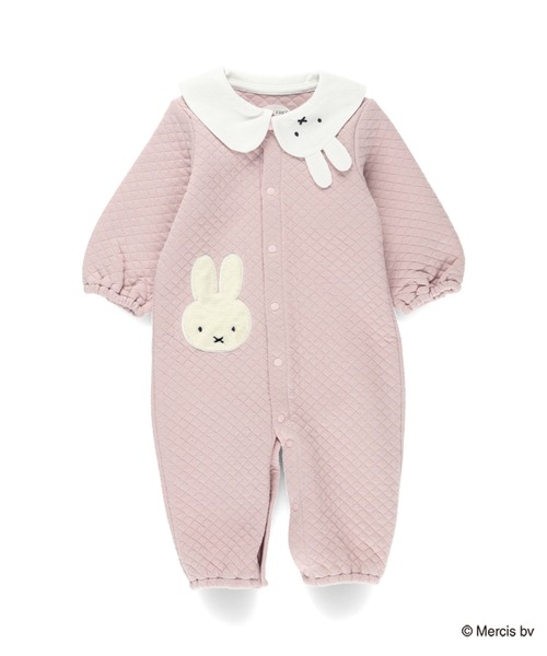 BRANSHES（ブランシェス）の「【miffy/ミッフィー】2WAY接結キルトカバーオール（ロンパース・キッズ・グレイッシュベージュ/ピンク・FREE）」の13枚目の写真
