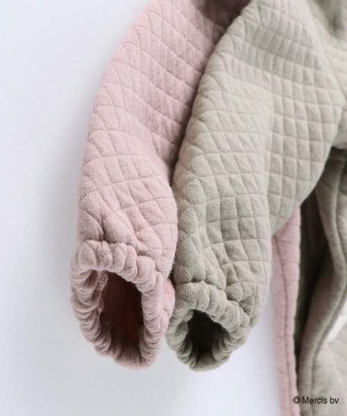 BRANSHES（ブランシェス）の「【miffy/ミッフィー】2WAY接結キルトカバーオール（ロンパース・キッズ・グレイッシュベージュ/ピンク・FREE）」の12枚目の写真