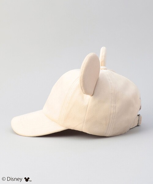 coen（コーエン）の「【Disney／ディズニー】coen限定 耳モチーフ付きベロアキャップ（キャップ・レディース・ブラック/ベージュ・FREE）」の7枚目の写真