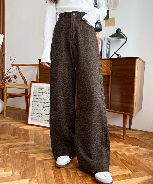 セール】レオパード柄パンツ（その他パンツ）｜LOULOU select