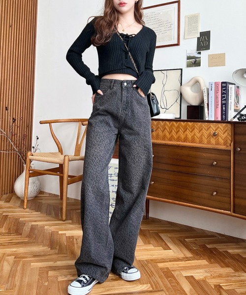 LOULOU select（ルルセレクト）の「レオパード柄パンツ（その他