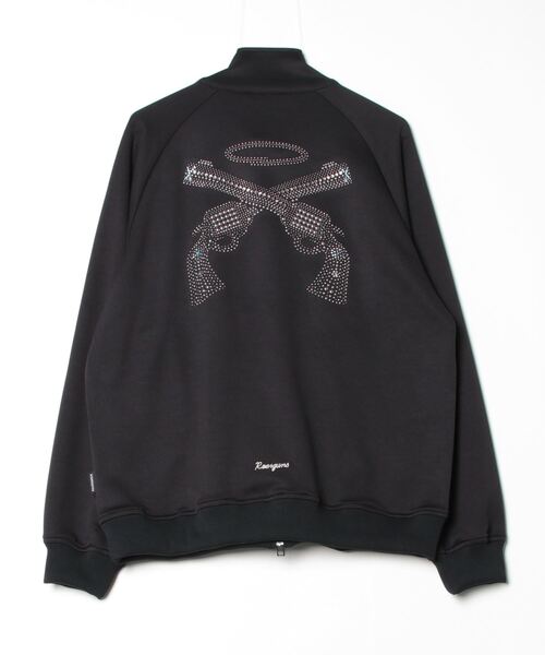 roarguns（ロアーガンズ）の「EMBLEM TRACK JACKET ANGEL CROSSGUN（ジャージ・メンズ・ブラック・3）」の6枚目の写真