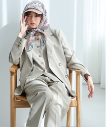 mysty woman | セットアップ着用可・Wテーラードジャケット 291186(テーラードジャケット)