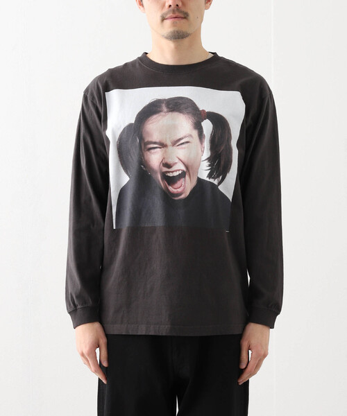 Bjork ロングスリーブ ビョーク Bjork Guomundsdottir ロングスリーブTEE（Tシャツ/カットソー