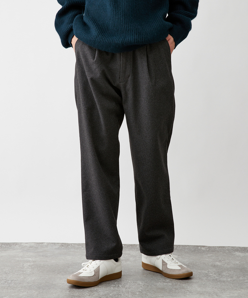 ウールライク イージー ウォームパンツ（スラックス）｜B.C STOCK（ベーセーストック） 6,930円