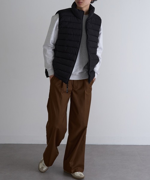 Calvin Klein(カルバン・クライン)の「【Calvin Klein】CM355480 Stretch Puffer Vest(ダウンベスト・メンズ・ブラック/ダークグレー・M/L/XL/S)」の9枚目の写真