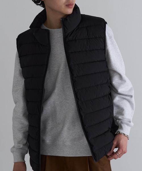 Calvin Klein(カルバン・クライン)の「【Calvin Klein】CM355480 Stretch Puffer Vest(ダウンベスト・メンズ・ブラック/ダークグレー・M/L/XL/S)」の5枚目の写真