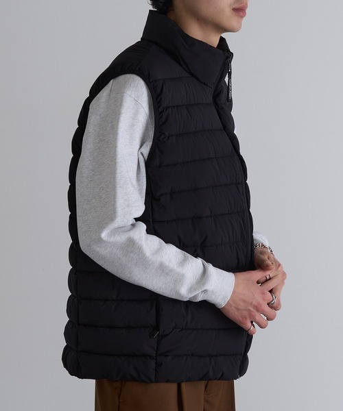 Calvin Klein(カルバン・クライン)の「【Calvin Klein】CM355480 Stretch Puffer Vest(ダウンベスト・メンズ・ブラック/ダークグレー・M/L/XL/S)」の6枚目の写真