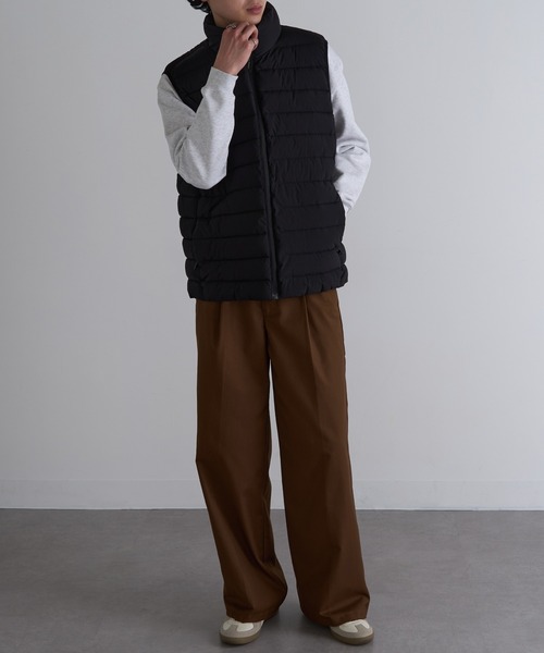 Calvin Klein(カルバン・クライン)の「【Calvin Klein】CM355480 Stretch Puffer Vest(ダウンベスト・メンズ・ブラック/ダークグレー・M/L/XL/S)」の8枚目の写真