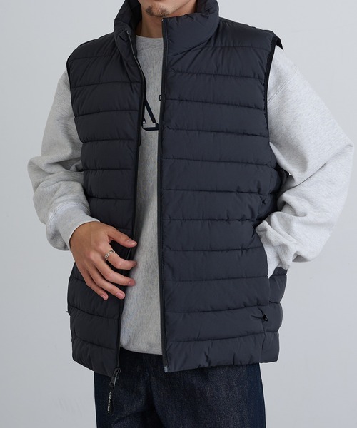 Calvin Klein(カルバン・クライン)の「【Calvin Klein】CM355480 Stretch Puffer Vest(ダウンベスト・メンズ・ブラック/ダークグレー・M/L/XL/S)」の13枚目の写真