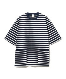 sage de cret / Border Crew Neck T-shirt 6/10