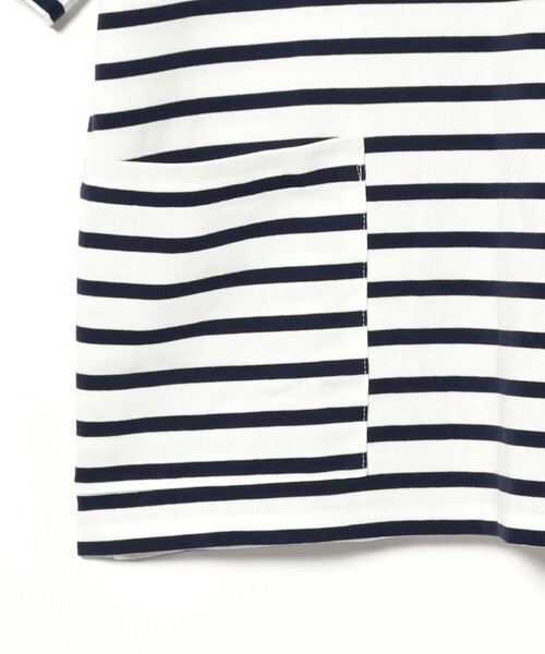 sage de cret(サージュデクレ)の「sage de cret / Border Crew Neck T-shirt 6/10(Tシャツ/カットソー・メンズ・オフホワイト/ネイビー・L/S/M)」の5枚目の写真