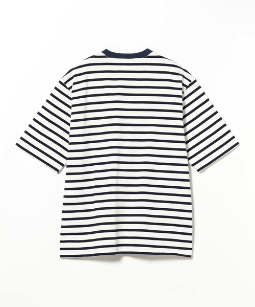 sage de cret(サージュデクレ)の「sage de cret / Border Crew Neck T-shirt 6/10(Tシャツ/カットソー・メンズ・オフホワイト/ネイビー・L/S/M)」の6枚目の写真