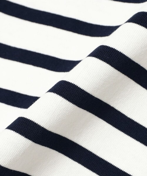 sage de cret(サージュデクレ)の「sage de cret / Border Crew Neck T-shirt 6/10(Tシャツ/カットソー・メンズ・オフホワイト/ネイビー・L/S/M)」の7枚目の写真