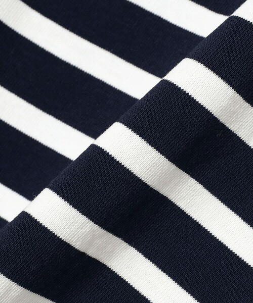 sage de cret(サージュデクレ)の「sage de cret / Border Crew Neck T-shirt 6/10(Tシャツ/カットソー・メンズ・オフホワイト/ネイビー・L/S/M)」の8枚目の写真