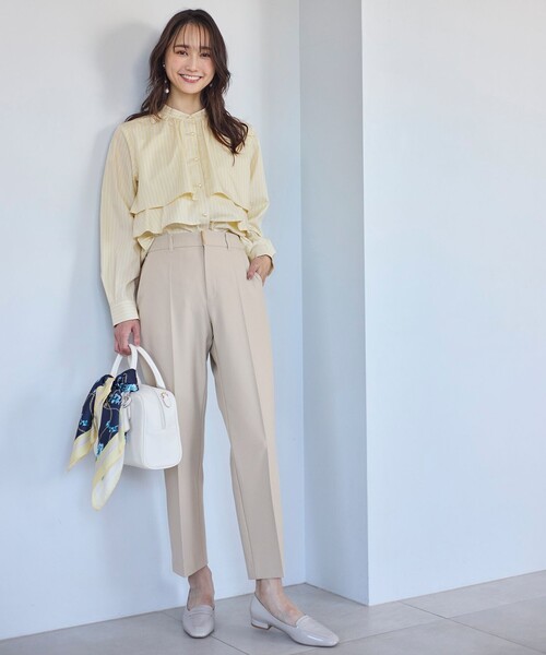 ANY SIS(エニィスィス)の「【洗える】褒めらレディテーパード パンツ(その他パンツ・レディース・ライトグレー系6/ピンク系/ベージュ系/ネイビー系/ネイビー系6・0)」の8枚目の写真
