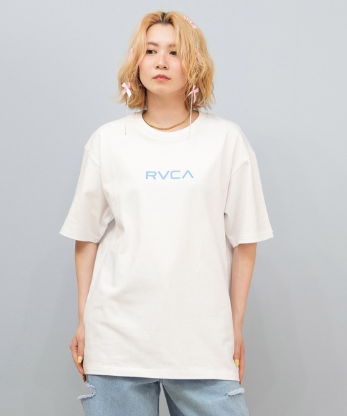 RVCA（ルーカ）の「RVCA/ルーカ バックプリントTシャツ/オーバーサイズ BF043-P20（Tシャツ/カットソー・レディース・ブラック/ライトベージュ/ホワイト/スミクロ・S/M/L）」の18枚目の写真