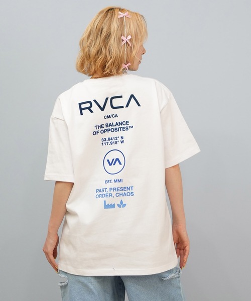 RVCA（ルーカ）の「RVCA/ルーカ バックプリントTシャツ/オーバーサイズ BF043-P20（Tシャツ/カットソー・レディース・ブラック/ライトベージュ/ホワイト/スミクロ・S/M/L）」の17枚目の写真