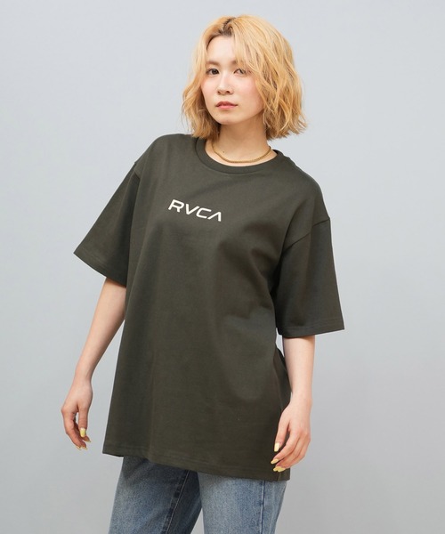 RVCA（ルーカ）の「RVCA/ルーカ バックプリントTシャツ/オーバーサイズ BF043-P20（Tシャツ/カットソー・レディース・ブラック/ライトベージュ/ホワイト/スミクロ・S/M/L）」の14枚目の写真