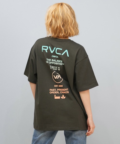 RVCA（ルーカ）の「RVCA/ルーカ バックプリントTシャツ/オーバーサイズ BF043-P20（Tシャツ/カットソー・レディース・ブラック/ライトベージュ/ホワイト/スミクロ・S/M/L）」の13枚目の写真