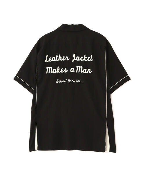 Schott/ショット/BOWLING SS SHIRT'LEATHER JACKET MAKES A MAN