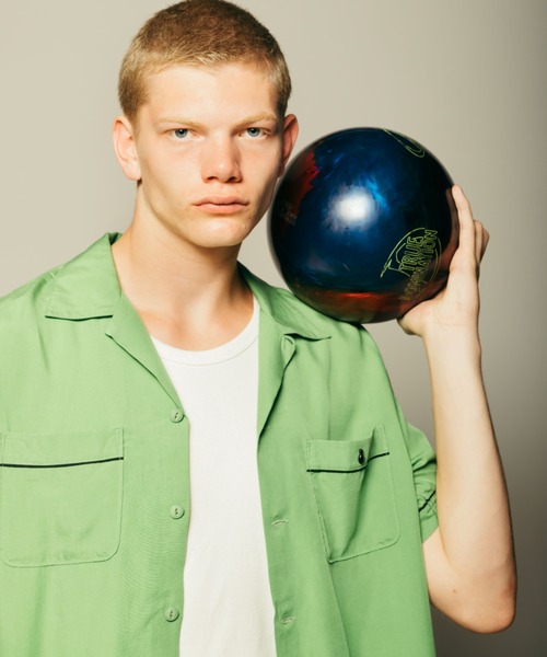 セール】Schott/ショット/BOWLING SS SHIRT'LEATHER JACKET MAKES A
