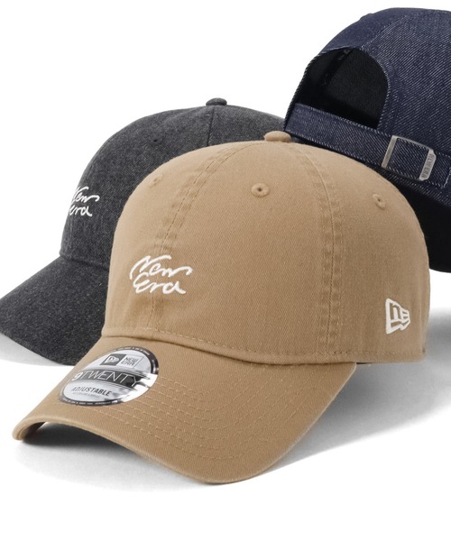 NEW ERA(ニューエラ)の「ニューエラ キャップ 9TWENTY 手書き風ロゴ(キャップ・レディース・グリーン/ブルー系その他/ベージュ系その他/ブルー/ホワイト/ネイビー/ベージュ/ブラック・M/L)」の5枚目の写真
