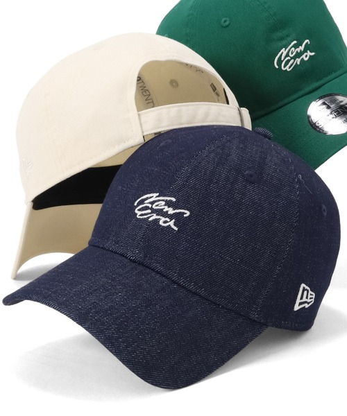 NEW ERA(ニューエラ)の「ニューエラ キャップ 9TWENTY 手書き風ロゴ(キャップ・レディース・グリーン/ブルー系その他/ベージュ系その他/ブルー/ホワイト/ネイビー/ベージュ/ブラック・M/L)」の7枚目の写真