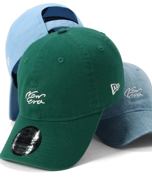 NEW ERA(ニューエラ)の「ニューエラ キャップ 9TWENTY 手書き風ロゴ(キャップ・レディース・グリーン/ブルー系その他/ベージュ系その他/ブルー/ホワイト/ネイビー/ベージュ/ブラック・M/L)」の6枚目の写真