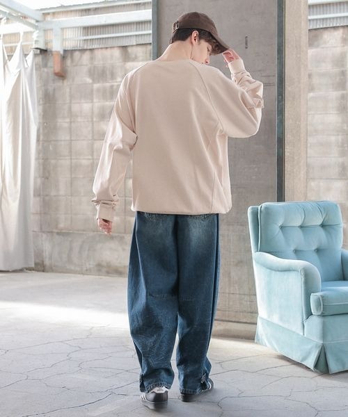 PBLIM(ページボーイリム)の「《UNISEX》プックリロゴスウェット(スウェット・レディース・アイボリー/パープル/スミクロ/ブルー・MEDIUM/LARGE)」の10枚目の写真