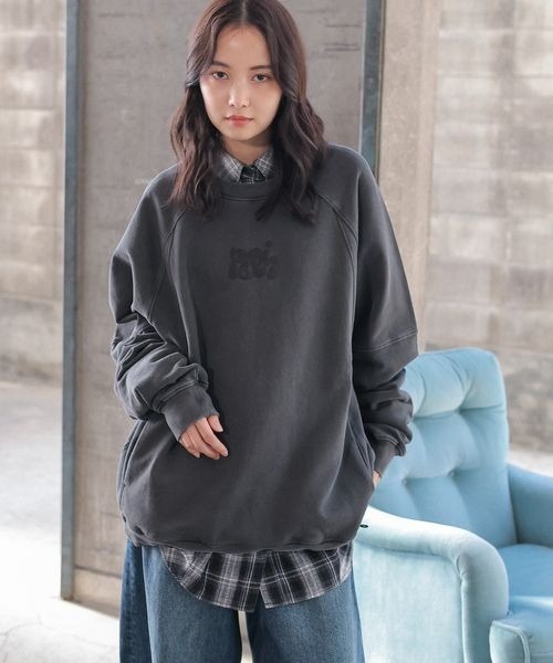 PBLIM(ページボーイリム)の「《UNISEX》プックリロゴスウェット(スウェット・レディース・アイボリー/パープル/スミクロ/ブルー・MEDIUM/LARGE)」の17枚目の写真