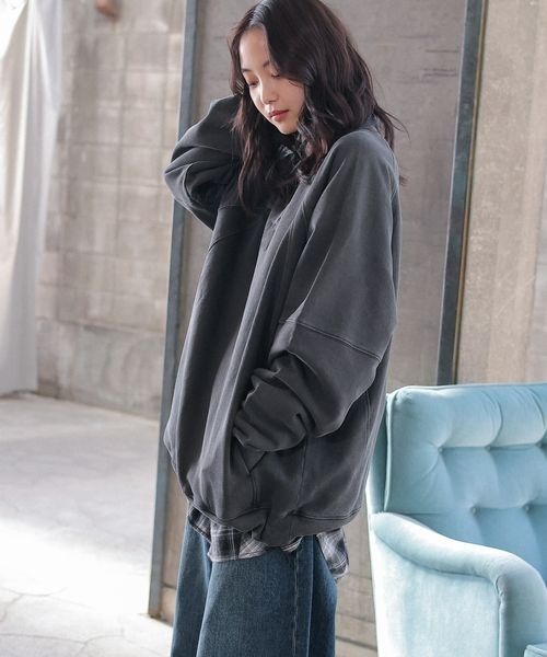 PBLIM(ページボーイリム)の「《UNISEX》プックリロゴスウェット(スウェット・レディース・アイボリー/パープル/スミクロ/ブルー・MEDIUM/LARGE)」の19枚目の写真