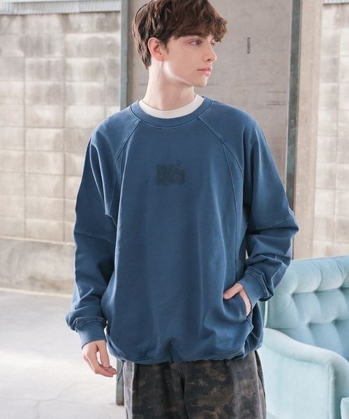 PBLIM(ページボーイリム)の「《UNISEX》プックリロゴスウェット(スウェット・レディース・アイボリー/パープル/スミクロ/ブルー・MEDIUM/LARGE)」の20枚目の写真