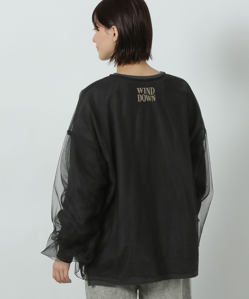 LAKOLE（ラコレ）の「チュールギャザープルオーバー / 318741（シャツ/ブラウス・レディース・ブラック/アイボリー/ピンクベージュ・FREE）」の16枚目の写真