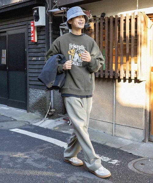 niko and...（ニコアンド）の「アニマル刺繍スウェット（スウェット・メンズ・ブルー/アイボリー/チャコール/グレー・MEDIUM/LARGE）」の21枚目の写真