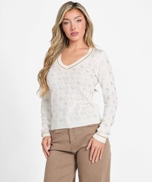 Guess | ROSIE 4G Vn Ls Sweater ニット セーター レディース(ニット/セーター)