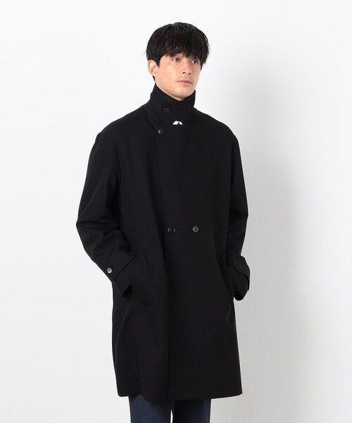 COMME CA ISM（コムサイズム）の「ウールライク 2WAY トレンチコート（トレンチコート・メンズ・ブラック/ベージュ・LARGE/MEDIUM）」の7枚目の写真