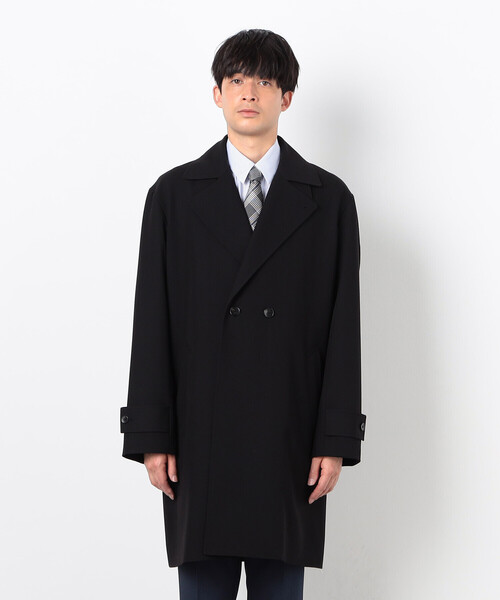 COMME CA ISM（コムサイズム）の「ウールライク 2WAY トレンチコート（トレンチコート・メンズ・ブラック/ベージュ・LARGE/MEDIUM）」の12枚目の写真