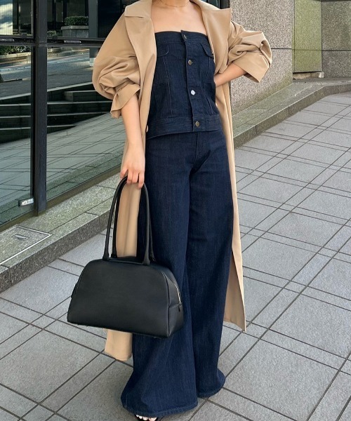 styling/（スタイリング）の「【セットアップ対応】【styling/×LEE】デニムパンツ（デニムパンツ・レディース・インディゴブルー/ホワイト/ブルー・SMALL/MEDIUM/LARGE）」の7枚目の写真