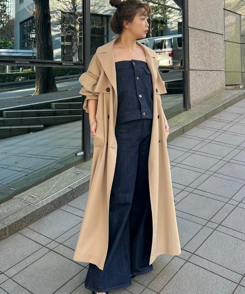 styling/（スタイリング）の「【セットアップ対応】【styling/×LEE】デニムパンツ（デニムパンツ・レディース・インディゴブルー/ホワイト/ブルー・SMALL/MEDIUM/LARGE）」の8枚目の写真