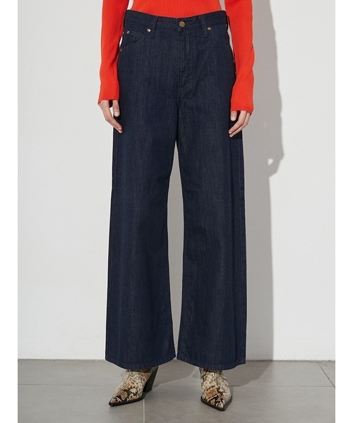 styling/（スタイリング）の「【セットアップ対応】【styling/×LEE】デニムパンツ（デニムパンツ・レディース・インディゴブルー/ホワイト/ブルー・SMALL/MEDIUM/LARGE）」の18枚目の写真