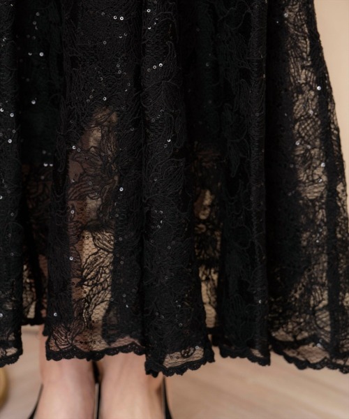 ウィルセレクション　スパンコールレース刺繍ワンピース WILLSELECTION（ウィルセレクション）の「バッククロスブラウス