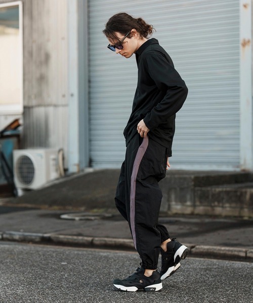 CAMBIO(カンビオ)の「mp13251-ナイロンラインジョグパンツ(その他パンツ・メンズ・ブラック/カーキ/ベージュ・S/M/L)」の10枚目の写真