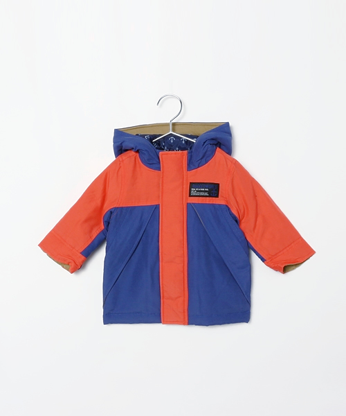 RUGGEDWORKS（ラゲッドワークス）の「マウンテンジャケット(80～140㎝)（マウンテンパーカー・キッズ・ブルー/サンドベージュ/レッド/ネイビー・80ｃｍ/140cm/110cm/120cm/90cm/130cm/100cm）」の3枚目の写真